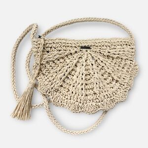 Billabong Raffia Crossbody Purse Bag